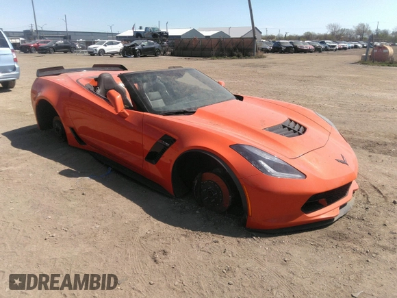 2019 Chevrolet Corvette with VIN 1G1YP3D63K5606115, listed as a IAAI auction lot 42115984 with 38,512 mi miles and . Bid and sale history available at DreamBid. Image 1.