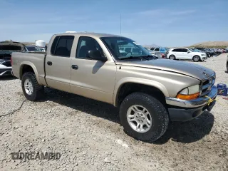 2003 Dodge Dakota SLT with VIN 1D7HG48N23S149028, listed as a Copart auction lot 53540335 with 201,059 mi miles and Salvage Title. Bid and sale history available at DreamBid. Image 4.
