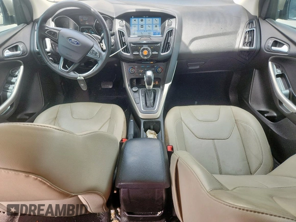 2017 Ford Focus Titanium with VIN 1FADP3N22HL266807, listed as a Copart auction lot 57071635 with 172,857 mi miles and Salvage title. Bid and sale history available at DreamBid. Image 8.
