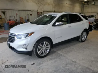 2019 Chevrolet Equinox Premier with VIN 2GNAXYEX7K6166893, listed as a Copart auction lot 66402575 with 62,073 mi miles and Non repairable. Bid and sale history available at DreamBid. Image 1.