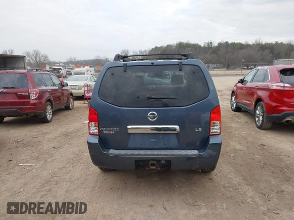 2007 Nissan Pathfinder SE with VIN 5N1AR18W57C637222, listed as a IAAI auction lot 41460806 with 229,347 mi miles. Bid and sale history available at carsss.com. Image 16.