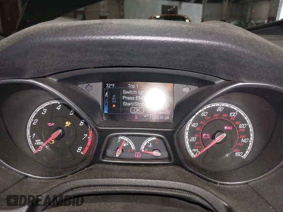 2014 Ford Focus ST with VIN 1FADP3L96EL355713, listed as a IAAI auction lot 41572939 with 102,838 mi miles and . Bid and sale history available at carsss.com. Image 7.