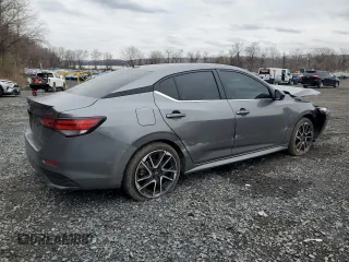 2024 Nissan Sentra SR with VIN 3N1AB8DVXRY276209, listed as a Copart auction lot 52250895 with 25,418 mi miles and Salvage Title. Bid and sale history available at carsss.com. Image 3.