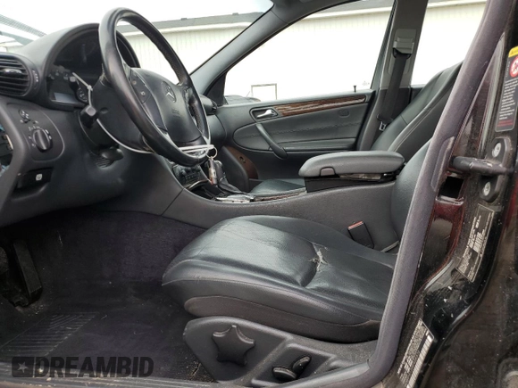 2004 Mercedes-Benz C 240 with VIN WDBRF81J54F458372, listed as a Copart auction lot 49205505 with 200,240 mi miles and Non repairable. Bid and sale history available at DreamBid. Image 7.