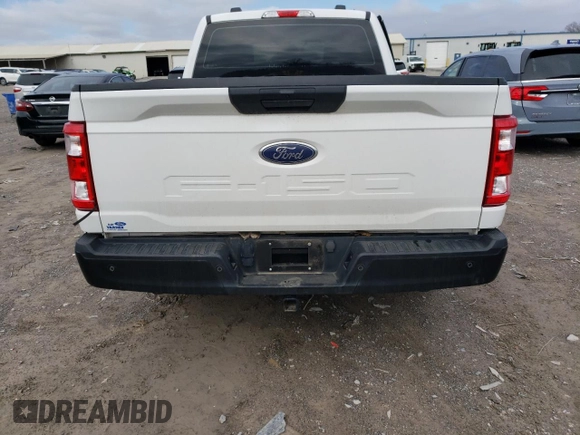 2023 Ford F-150 XL with VIN 1FTMF1CB7PKF60339, listed as a Copart auction lot 44690115 with 56,346 mi miles and Salvage Title. Bid and sale history available at carsss.com. Image 6.