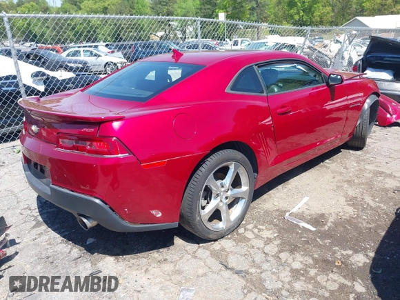 2014 Chevrolet Camaro LT z VIN 2G1FC1E38E9242518, wystawiony jako IAAI lot #41988618 z przebiegiem 90 993 mil mil oraz . Historia ofert i sprzedaży dostępna na DreamBid. Obrazek 4.