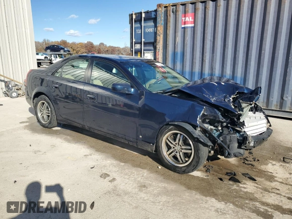 2007 Cadillac CTS with VIN 1G6DP577X70144682, listed as a Copart auction lot 77142074 with 185,452 mi miles and Non Repairable. Bid and sale history available at carsss.com. Image 4.
