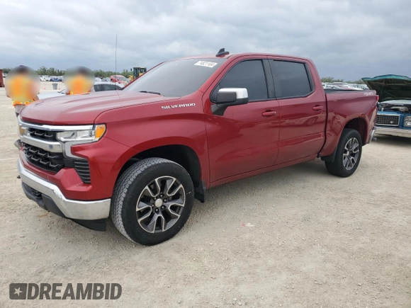 2022 Chevrolet Silverado 1500 LT with VIN 3GCPDDEK6NG522509, listed as a Copart auction lot 74821104 with Not Provided miles and Non Repairable. Bid and sale history available at DreamBid. Image 1.