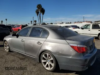 2008 BMW 5 Series 535i with VIN WBANW13598CZ77596, listed as a Copart auction lot 53101605 with 272,078 mi miles and Salvage Title. Bid and sale history available at carsss.com. Image 2.