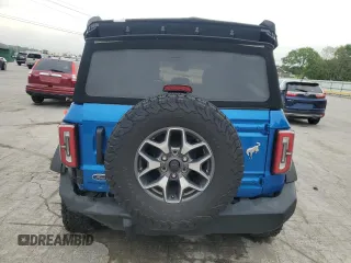 2021 Ford Bronco с VIN 1FMEE5BP2MLB05086, выставлен на аукционе Copart как лот 58068685 с пробегом 59 340 миль миль и Списание • Salvage title. История ставок и продаж доступна на DreamBid. Изображение 6.