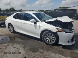 2018 Toyota Camry LE with VIN 4T1B11HK0JU512400, listed as a Copart auction lot 55839265 with 117,510 mi miles and Salvage title. Bid and sale history available at DreamBid. Image 4.