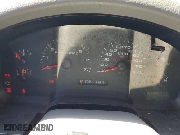 2004 Ford F-150 XLT with VIN 1FTRW12W14FA12948, listed as a Copart auction lot 48560795 with 266,969 mi miles and Salvage Title. Bid and sale history available at carsss.com. Image 9.