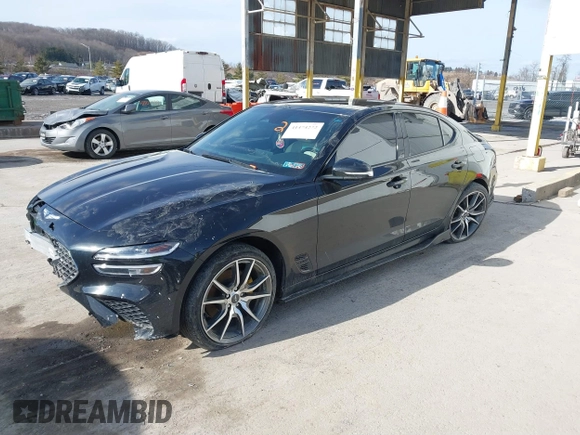 2023 Genesis G70 2.0T z VIN KMTG34TA1PU122551, wystawiony jako IAAI lot #41474272 z przebiegiem 38 964 mil mil oraz . Historia ofert i sprzedaży dostępna na DreamBid. Obrazek 17.
