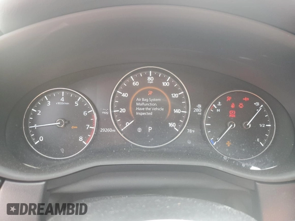2022 Mazda CX-30 2.5 Turbo with VIN 3MVDMBAY2NM444117, listed as a Copart auction lot 70339374 with 29,260 mi miles and Salvage Title. Bid and sale history available at DreamBid. Image 9.