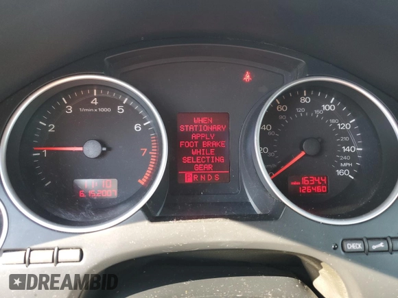 2006 Audi A4 3.0L with VIN WAUDT48H26K001588, listed as a Copart auction lot 77682844 with 126,460 mi miles and Salvage Title. Bid and sale history available at carsss.com. Image 9.
