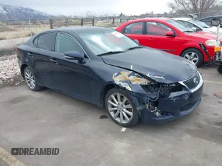 2009 Lexus IS 250 with VIN JTHCK262495034890, listed as a IAAI auction lot 41778120 with 191,758 mi miles. Bid and sale history available at carsss.com. Image 1.