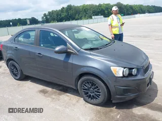 2013 Chevrolet Sonic LS with VIN 1G1JA5SH1D4173647, listed as a IAAI auction lot 42743400 with 120,473 mi miles and . Bid and sale history available at DreamBid. Image 1.