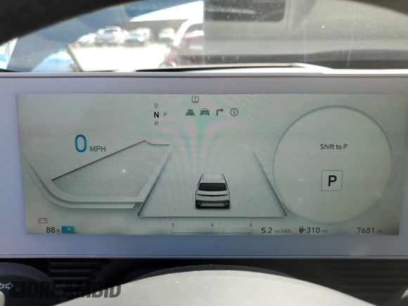 2024 Hyundai Ioniq 5 Limited z VIN KM8KR4DE6RU287700, wystawiony jako Copart lot #48815945 z przebiegiem 7 681 mil mil oraz Szkoda całkowita • Salvage title. Historia ofert i sprzedaży dostępna na DreamBid. Obrazek 9.