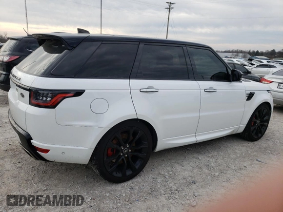 2021 Land Rover Range Rover Sport HST with VIN SALWS2RU8MA786662, listed as a Copart auction lot 40793324 with 56,300 mi miles and Salvage Title. Bid and sale history available at carsss.com. Image 3.