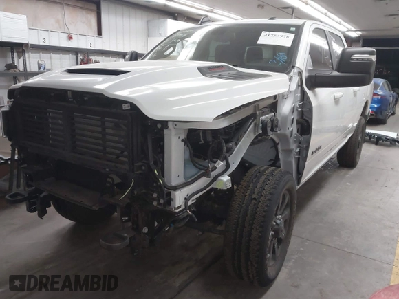 2024 Ram 2500 Laramie with VIN 3C6UR5FJ7RG143466, listed as a IAAI auction lot 41753978 with 9,996 mi miles. Bid and sale history available at carsss.com. Image 2.