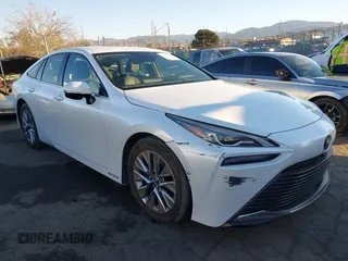 2023 Toyota Mirai XLE with VIN JTDAAAAA9PA009833, listed as a IAAI auction lot 41403526 with 27,233 mi miles and . Bid and sale history available at DreamBid. Image 1.