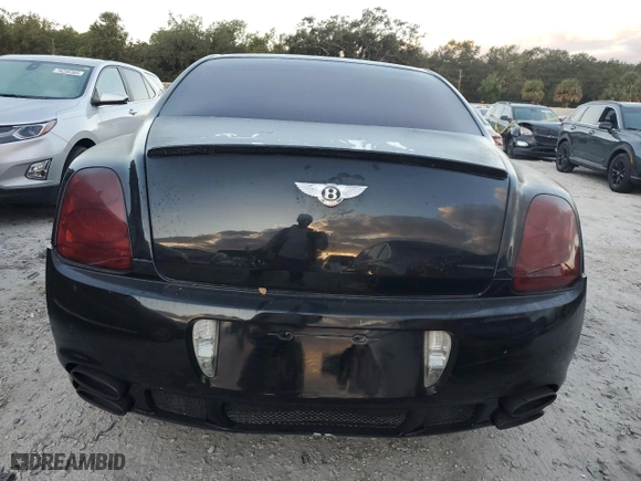 2006 Bentley Continental Flying Spur with VIN SCBBR53W06C031884, listed as a Copart auction lot 76544954 with 79,639 mi miles and Salvage Title. Bid and sale history available at carsss.com. Image 6.
