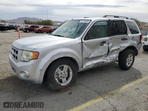2011 Ford Escape Hybrid z VIN 1FMCU4K35BKA08355, wystawiony jako Copart lot #49155955 z przebiegiem 80 953 mil mil oraz Szkoda całkowita • Salvage title. Historia ofert i sprzedaży dostępna na DreamBid. Obrazek 1.