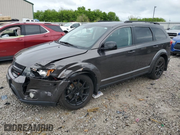 2017 Dodge Journey SXT z VIN 3C4PDCBG3HT516401, wystawiony jako Copart lot #56498445 z przebiegiem 65 156 mil mil oraz Szkoda całkowita • Salvage title. Historia ofert i sprzedaży dostępna na DreamBid. Obrazek 1.