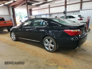 2011 Lexus LS 460 with VIN JTHBL5EF8B5106422, listed as a Copart auction lot 52498925 with 119,072 mi miles and Salvage title. Bid and sale history available at DreamBid. Image 2.