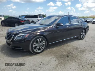 2017 Mercedes-Benz S 550 with VIN WDDUG8FB9HA322605, listed as a Copart auction lot 50385435 with 72,715 mi miles and Salvage Title. Bid and sale history available at carsss.com. Image 1.