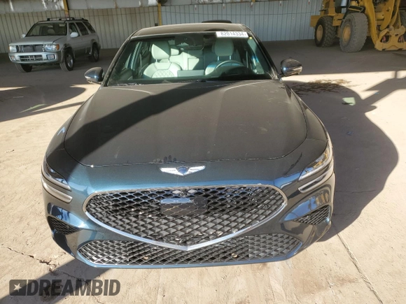 2022 Genesis G70 3.3T with VIN KMTG54TE0NU096602, listed as a Copart auction lot 82014334 with 17,127 mi miles and Salvage Title. Bid and sale history available at carsss.com. Image 5.