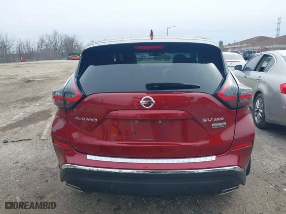 2021 Nissan Murano SV with VIN 5N1AZ2BS0MC123169, listed as a IAAI auction lot 41936067 with 30,339 mi miles. Bid and sale history available at carsss.com. Image 16.