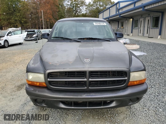 2002 Dodge Dakota with VIN 1B7GL12X22S589971, listed as a Copart auction lot 79740174 with 183,718 mi miles and Clean Title. Bid and sale history available at carsss.com. Image 5.