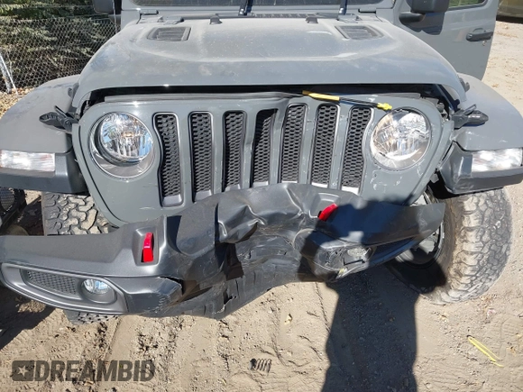 2019 Jeep Wrangler Unlimited Rubicon with VIN 1C4HJXFN7KW681365, listed as a IAAI auction lot 40686862 with 29,431 mi miles and . Bid and sale history available at DreamBid. Image 6.