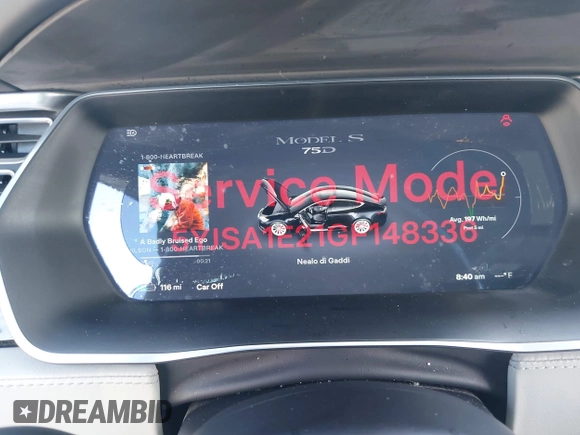 2016 Tesla Model S 90D с VIN 5YJSA1E21GF148336, выставлен на аукционе IAAI как лот 42304073 с пробегом 149 340 миль миль и . История ставок и продаж доступна на DreamBid. Изображение 18.