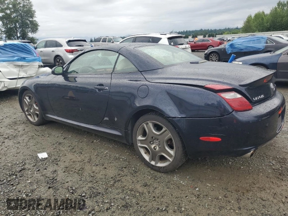 2007 Lexus SC 430 with VIN JTHFN45Y979013870, listed as a Copart auction lot 63039145 with 172,949 mi miles and Salvage title. Bid and sale history available at DreamBid. Image 2.