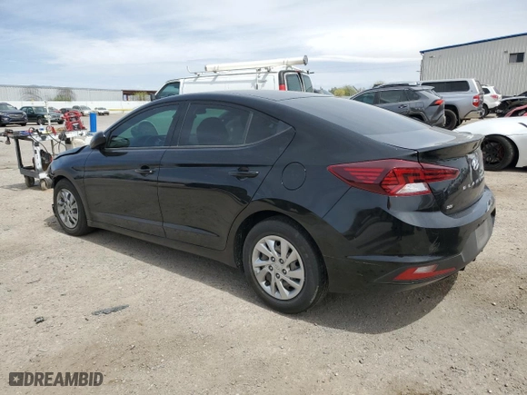 2020 Hyundai Elantra SE with VIN KMHD74LF8LU973303, listed as a Copart auction lot 51390875 with 153,341 mi miles and Salvage Title. Bid and sale history available at carsss.com. Image 2.