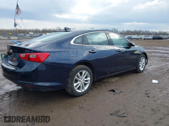 2017 Chevrolet Malibu LT with VIN 1G1ZE5ST3HF101399, listed as a IAAI auction lot 41604370 with 60,757 mi miles and . Bid and sale history available at DreamBid. Image 4.