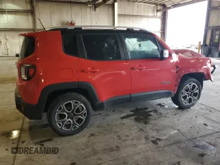 2015 Jeep Renegade Limited with VIN ZACCJBDT0FPB71229, listed as a Copart auction lot 51453205 with 242,903 mi miles and Salvage Title. Bid and sale history available at DreamBid. Image 3.