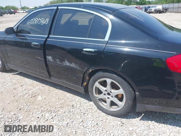 2003 Infiniti G35 z VIN JNKCV51E13M335169, wystawiony jako IAAI lot #42280863 z przebiegiem 87 288 mil mil oraz . Historia ofert i sprzedaży dostępna na DreamBid. Obrazek 6.