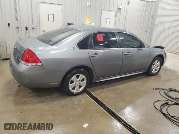 2009 Chevrolet Impala LT with VIN 2G1WT57KX91114992, listed as a Copart auction lot 43617495 with Not Provided miles and Clean Title. Bid and sale history available at DreamBid. Image 3.