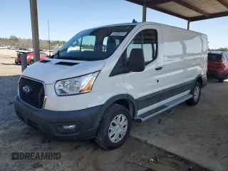 2022 Ford Transit Cargo with VIN 1FTBR1Y86NKA24488, listed as a Copart auction lot 43644095 with 19,338 mi miles and Salvage Title. Bid and sale history available at DreamBid. Image 1.