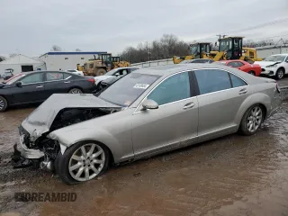 2007 Mercedes-Benz S 550 with VIN WDDNG86X07A132609, listed as a Copart auction lot 73279134 with 131,175 mi miles and Salvage Title. Bid and sale history available at DreamBid. Image 1.