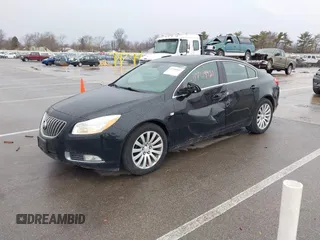 2011 Buick Regal CXL RL2 with VIN 2G4GP5EC8B9178219, listed as a IAAI auction lot 41709921 with 185,797 mi miles. Bid and sale history available at carsss.com. Image 2.
