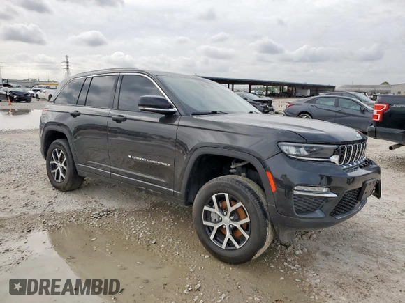 2023 Jeep Grand Cherokee Limited z VIN 1C4RJGBG4P8856288, wystawiony jako Copart lot #62908265 z przebiegiem 23 899 mil mil oraz Szkoda całkowita • Salvage title. Historia ofert i sprzedaży dostępna na DreamBid. Obrazek 4.