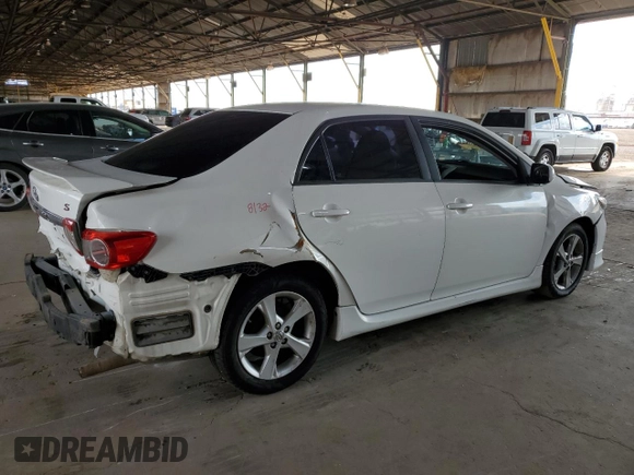 2013 Toyota Corolla L with VIN 5YFBU4EE8DP197925, listed as a Copart auction lot 55653975 with 155,971 mi miles and Salvage Title. Bid and sale history available at DreamBid. Image 3.