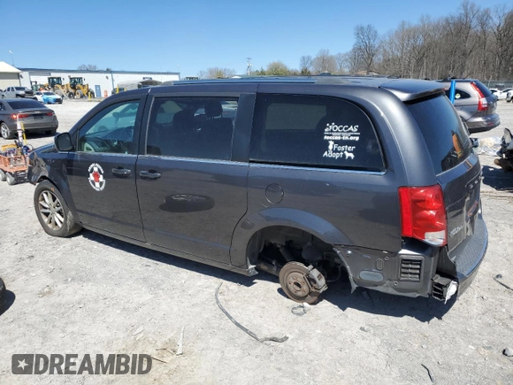 2019 Dodge Grand Caravan SXT with VIN 2C4RDGCGXKR544804, listed as a Copart auction lot 50047295 with 112,374 mi miles and Salvage Title. Bid and sale history available at DreamBid. Image 2.