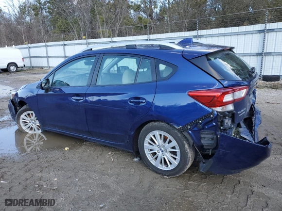 2018 Subaru Impreza Premium with VIN 4S3GTAD63J3735355, listed as a Copart auction lot 44506725 with 78,821 mi miles and Salvage Title. Bid and sale history available at carsss.com. Image 2.