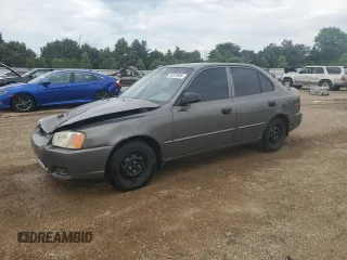 2001 Hyundai Accent GL with VIN KMHCG45C01U184641, listed as a Copart auction lot 59223695 with 96,719 mi miles and Salvage title. Bid and sale history available at DreamBid. Image 1.