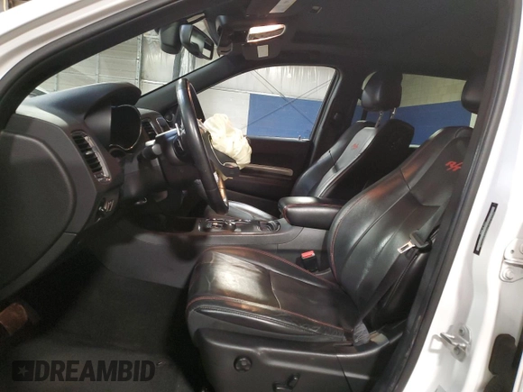 2015 Dodge Durango R/T with VIN 1C4SDHCTXFC916712, listed as a Copart auction lot 87113784 with 120,950 mi miles and Salvage Title. Bid and sale history available at DreamBid. Image 7.